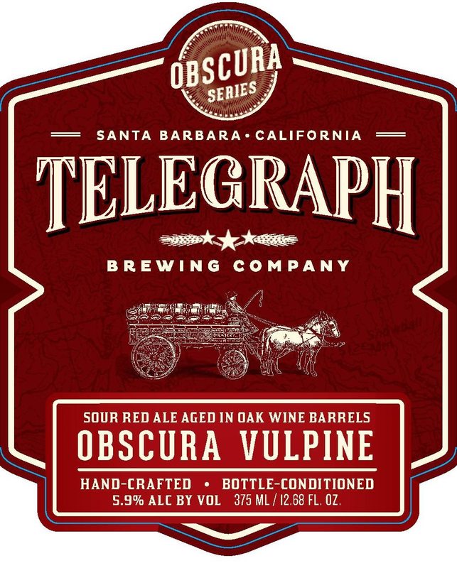 Telegraph Obscura Vulpine beer Label Full Size