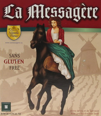 La Messagere Gluten Free beer Label Full Size