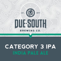 Due South Cat 3 IPA beer Label Full Size