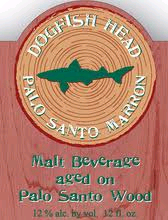Dogfish Head Palo Santo Marron 2008 beer Label Full Size