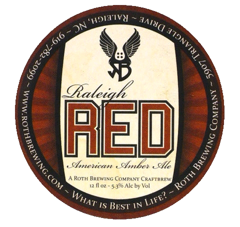 Roth Raleigh Red beer Label Full Size