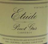 Etude Pinot Gris 2014 wine