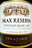 Errazuriz Max Res. Sauvignon Blanc wine