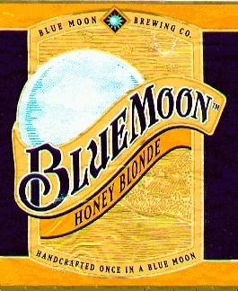 Blue Moon Honey Ale beer Label Full Size