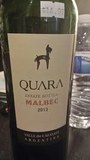 Quara Malbec Spec Sel wine