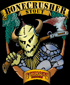 Schmohz Bonecrusher beer Label Full Size