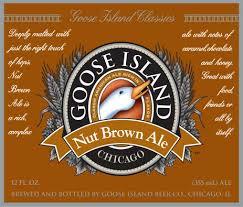 Goose Island Brown Ale beer Label Full Size