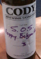 Cody S.O.S. beer Label Full Size