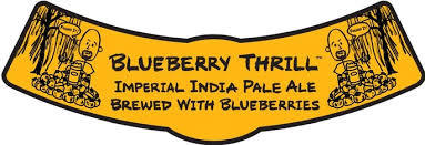 Tyranena Blueberry Thrill w/ Blueberries beer Label Full Size