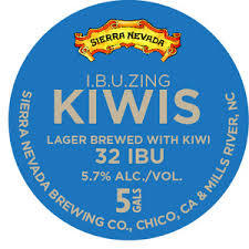 Sierra Nevada I.B.U. Zing Kiwi beer Label Full Size