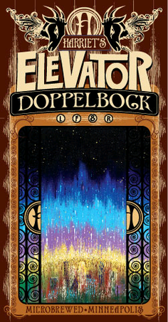Harriet's Elevator beer Label Full Size
