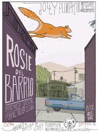 Jolly Pumpkin Rosie del Barrio beer Label Full Size