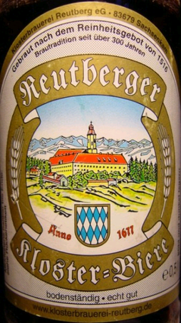 Reutberger Heller Bock beer Label Full Size