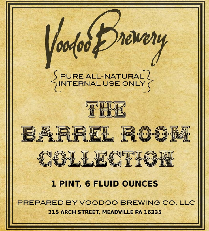 Voodoo Blueberry Bunches of Oats (aged in Rye Whiskey Barrels) beer Label Full Size