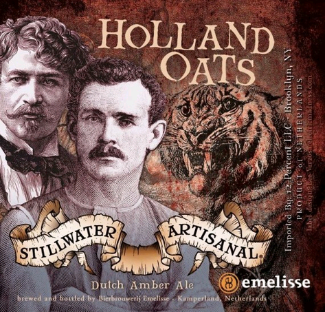 Stillwater + Emelisse Holland Oats beer Label Full Size