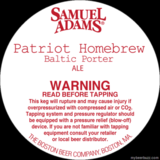 Sam Adams Patriot Homebrew Smoked Porter beer