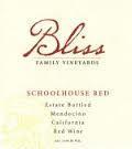 Bliss Schoolhouse Red wine