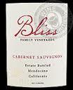 Bliss Cabernet Sauvignon wine