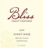 Bliss Pinot Noir wine