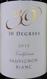 30 Degrees Sauvignon Blanc wine