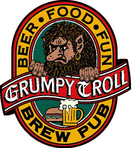 Grumpy Troll Dragon Ship Wit beer Label Full Size