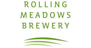 Rolling Meadows R.M. Blue beer Label Full Size