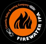 Catawba Valley Firewater beer Label Full Size