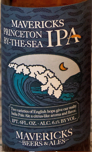 Half Moon Bay Princeton-by-the-Sea IPA beer Label Full Size