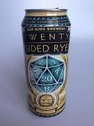 Sun King Twenty Sided Rye beer Label Full Size