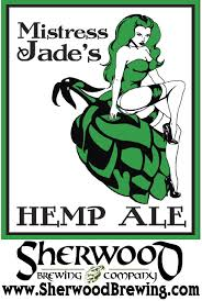 Sherwood Mistress Jade's Hemp Ale beer Label Full Size