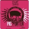 Right Brain Mangalitsa Pig beer Label Full Size