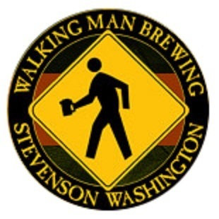 Walking Man IPA beer Label Full Size