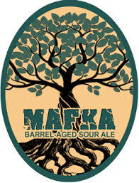 Arbor Mafka Barrel Aged beer Label Full Size