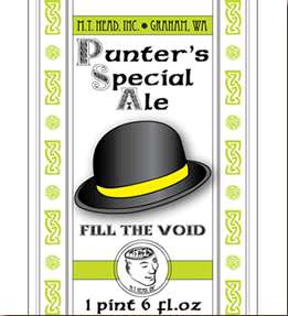 M.T. Head Punter's Special Ale beer Label Full Size