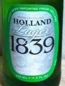 Bavaria Brouwerij Lager 1839 beer Label Full Size