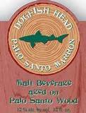 Dogfish Head Palo Santo Marron 2015 beer Label Full Size