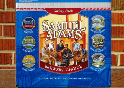 Sam Adams Brewer's Choice Variety Pack beer Label Full Size