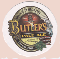 Butler's Pale Ale beer Label Full Size