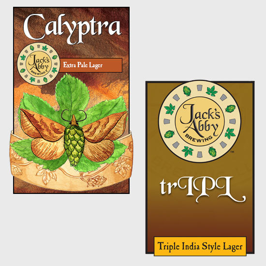 Jack’s Abby 3x Dry Hopped Calyptra beer Label Full Size