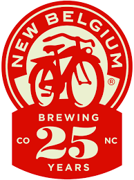 New Belgium 25th Anniversary Ale beer Label Full Size
