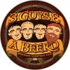 3 Guys & A Beer'd Centennial IPA beer Label Full Size