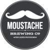 Moustache Keep Off The Grass ! beer Label Full Size