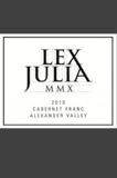2010, Lex Julia Alexander Valley wine
