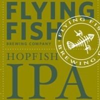 Flying Fish Hopfish IPA w/ Grapefruit beer Label Full Size