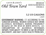 Goose Island Old Town Yard beer