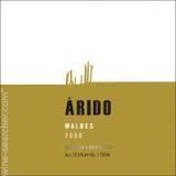 Arido Malbec wine