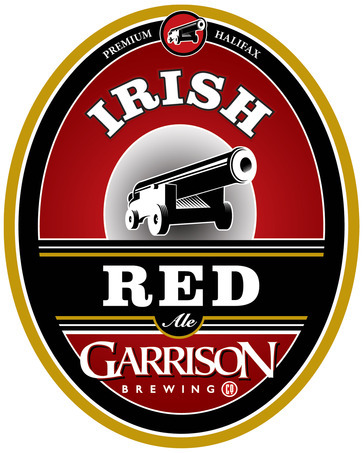 Garrison Irish Red beer Label Full Size