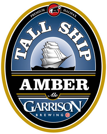 Garrison Tall Ship Amber beer Label Full Size