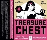 Green Flash Treasure Chest 2016 beer Label Full Size