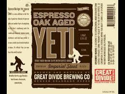 Great Divide Chocolate Expresso Aged Yeti beer Label Full Size